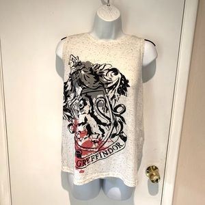 Harry Potter Gryffindor muscle top.  No sleeves, used, size small.